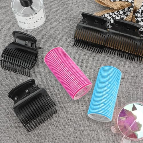 Hair Curler Clips - 12 Pcs Versatile Roller Clips for Effortless Curls and Waves - görsel 6
