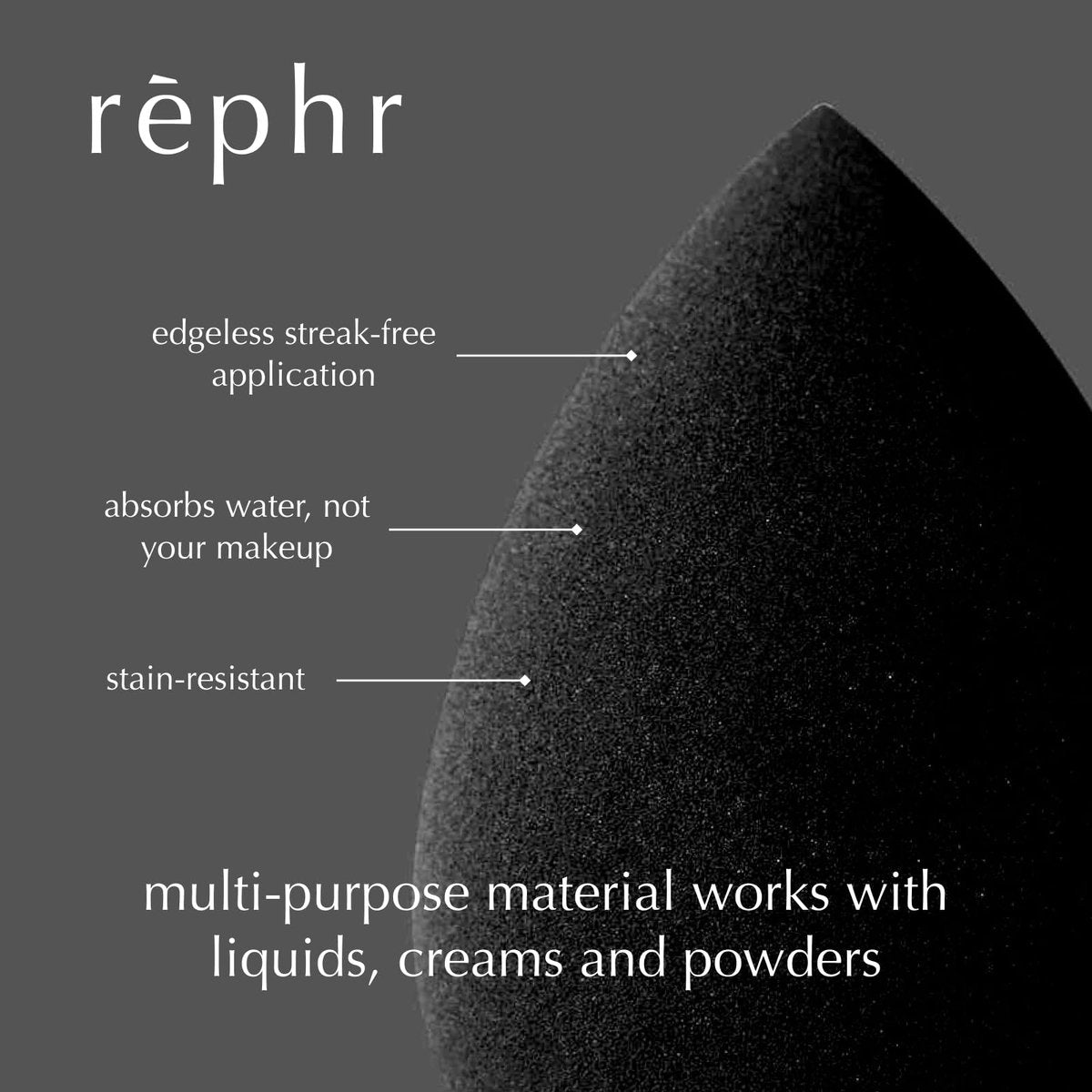 rephr Makeup Sponge - Professional Flawless Finish, Latex-Free Blender for Liquid Foundation & Concealer, Cruelty Free & Vegan (2 Pack) - görsel 6