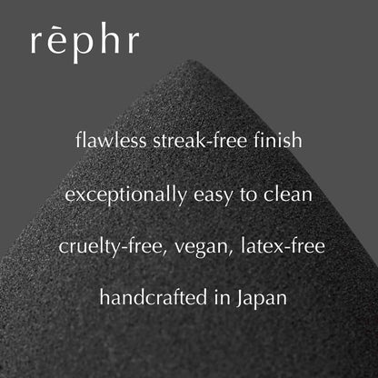 rephr Makeup Sponge - Professional Flawless Finish, Latex-Free Blender for Liquid Foundation & Concealer, Cruelty Free & Vegan (2 Pack)