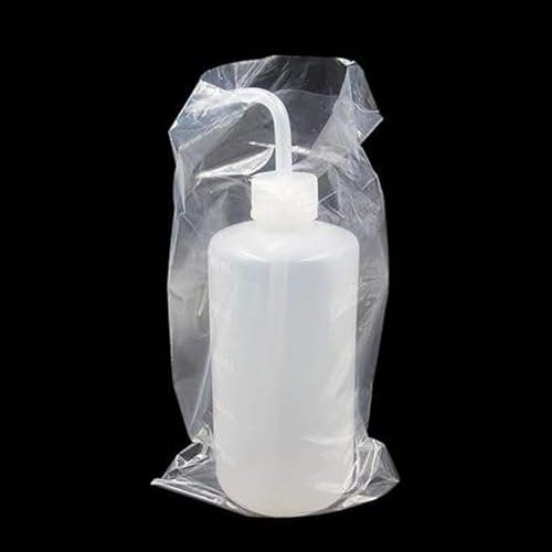 Hipifans Squeeze Bottle Covers, 100Pcs/Set Disposable Transparent PE Wash Bottle Covers Sleeves 6 x 10 Inch for Tattoo Cleaning Supplies Avelisse