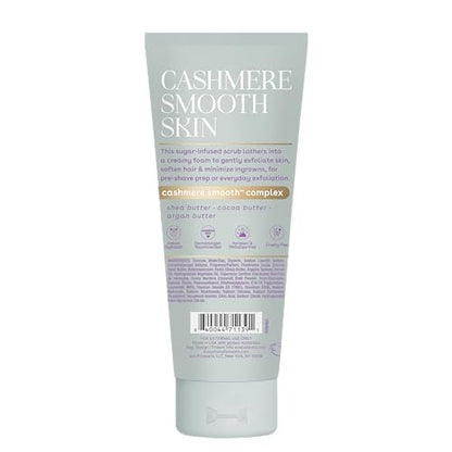 eos Cashmere Skin Collection Pre-Shave Scrub - Vanilla Cashmere, Exfoliating Body Scrub, Hydrating, Shea Sugar, 7 fl oz