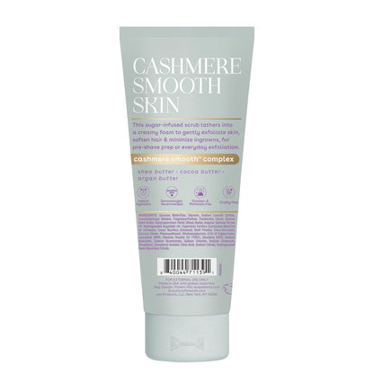 eos Cashmere Skin Collection Pre-Shave Scrub - Vanilla Cashmere, Exfoliating Body Scrub, Hydrating, Shea Sugar, 7 fl oz