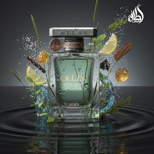 Lattafa Atlas Eau de Parfum Spray for Unisex, 1.85 oz – Long-Lasting Oriental Fragrance - görsel 10