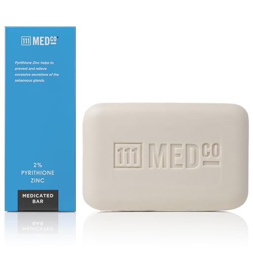 111MedCo 2% Pyrithione Zinc Medicated Cleansing Bar – Anti-Dandruff Face, Scalp and Body Soap for Itching, Flaking and Scaling from Dandruff and Seborrheic Dermatitis, 4 oz - görsel 10