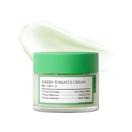 FULLY Green Tomato Facial Cream – Pore Lifting Moisturizer with 65% Green Tomato Extract & Vitamin C, Fragrance-Free, Vegan & Dermatologically Tested, 3.04 fl oz - görsel 2