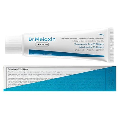 DR.Melaxin TX Tranexamic Acid Cream - Anti-Pigmentation & Freckle Cream for Even Skin Tone, Korean Skincare, 1.7 fl oz (50 ml)