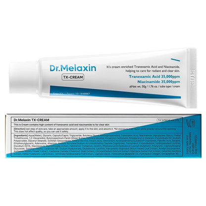 DR.Melaxin TX Tranexamic Acid Cream - Anti-Pigmentation & Freckle Cream for Even Skin Tone, Korean Skincare, 1.7 fl oz (50 ml)