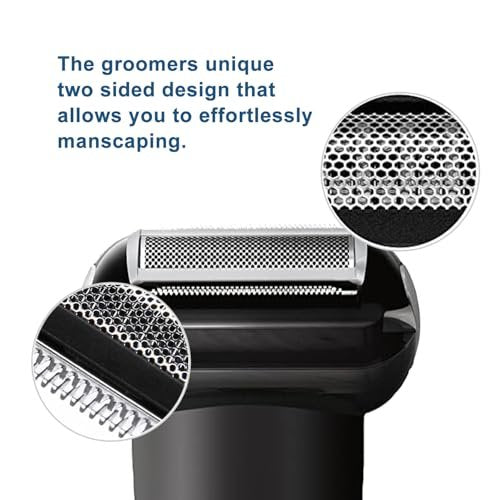 BG5000 Replacement Heads for Philips Norelco Bodygroom Trimmer - Compatible with BG2000/40 Shaver - 3 Pack Avelisse