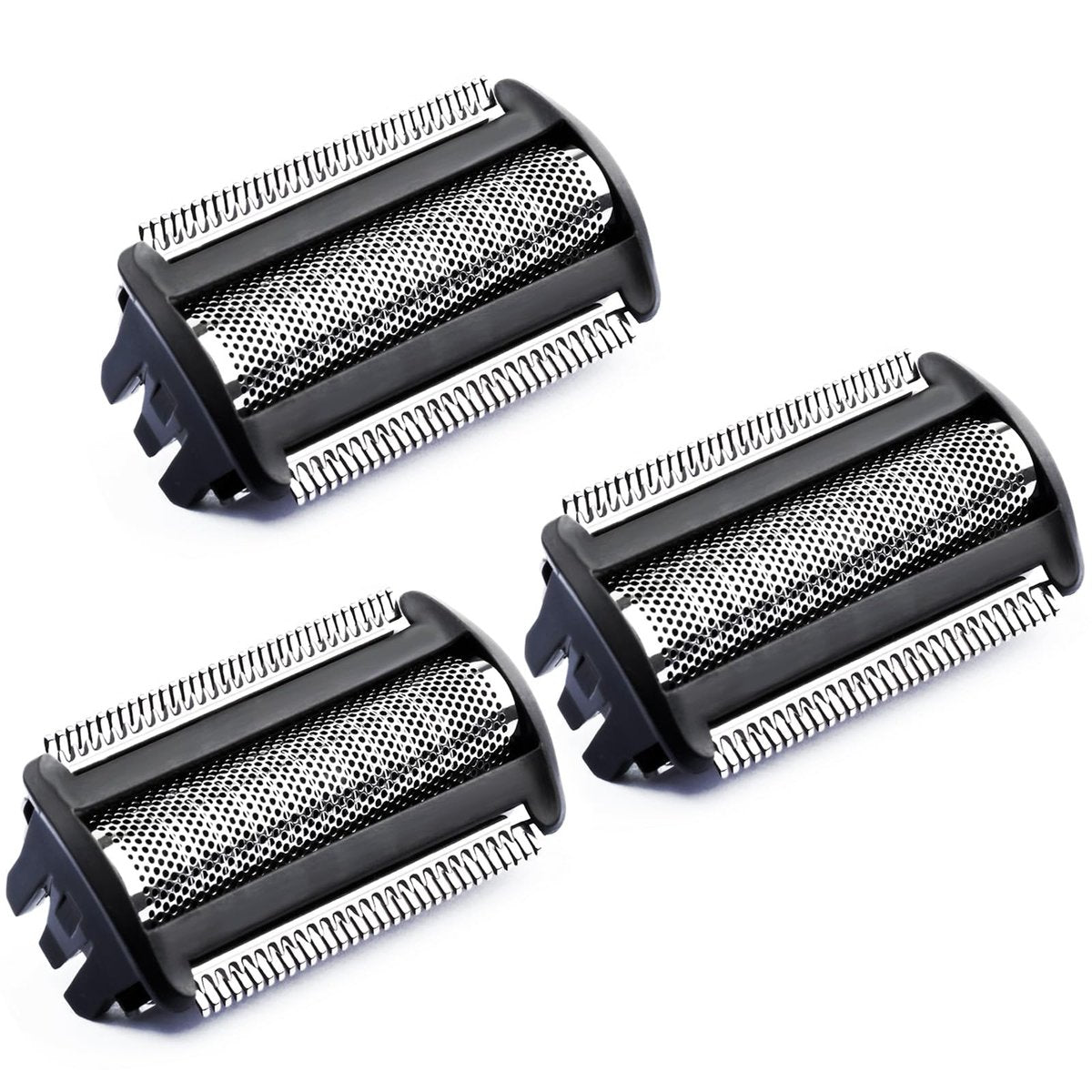 BG5000 Replacement Heads for Philips Norelco Bodygroom Trimmer - Compatible with BG2000/40 Shaver - 3 Pack Avelisse