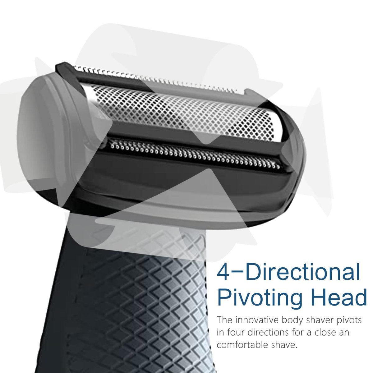 BG5000 Replacement Heads for Philips Norelco Bodygroom Trimmer - Compatible with BG2000/40 Shaver - 3 Pack Avelisse
