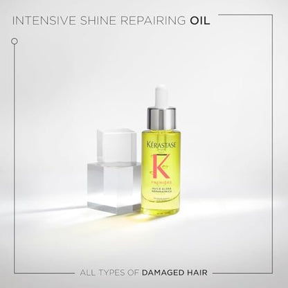 KÉRASTASE Première Repairing Gloss Oil – Anti-Fatigue & Shine for Damaged Hair (1 Fl Oz) Avelisse