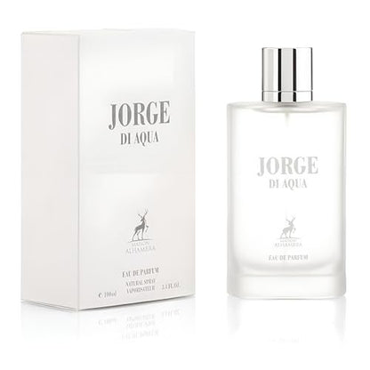 Maison Alhambra Jorge Di Aqua Eau de Parfum Spray for Men, 3.4 oz