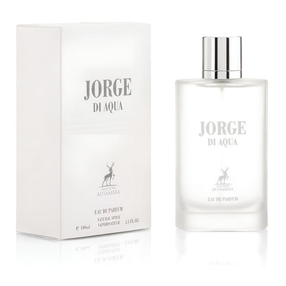 Maison Alhambra Jorge Di Aqua Eau de Parfum Spray for Men, 3.4 oz