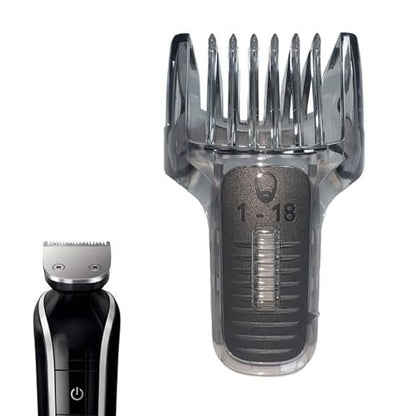 Replacement 1-18mm Beard Comb Compatible with Philips Norelco QuickGroom Models QG3330, QG3333, QG3340, QG3352, QG3360 Avelisse