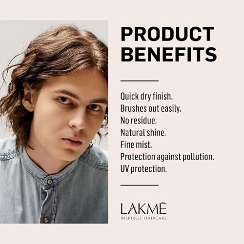LAKMÉ K.Finish Hard Strong Hold Hairspray - Extreme Hold Hair Styling Spray, 10.2 Fl Oz - görsel 6