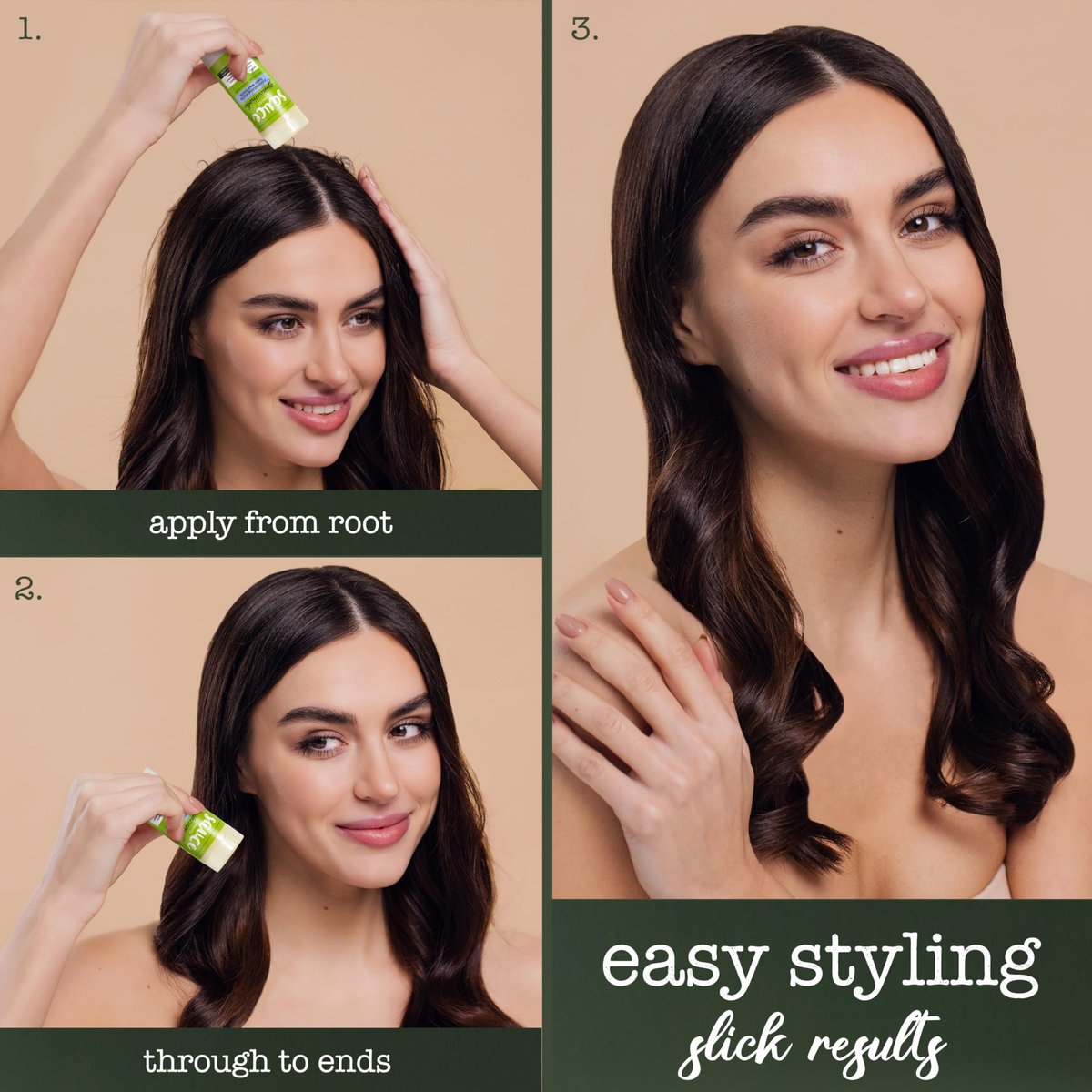 SAUCE BEAUTY Guacamole Hair Wax - Moisturizing Avocado Oil & Shea Butter Wax for Styling Flyaway & Brittle Hair, Paraben & Sulfate Free (2 oz) Avelisse