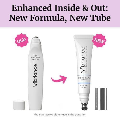 Vibriance Eye Renewal Serum for Mature Skin - Dark Circles, Puffiness & Fine Lines Treatment with Caffeine & Hyaluronic Acid Avelisse