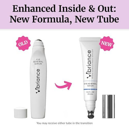 Vibriance Eye Renewal Serum for Mature Skin - Dark Circles, Puffiness & Fine Lines Treatment with Caffeine & Hyaluronic Acid Avelisse