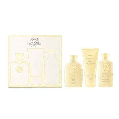 Oribe Hair Alchemy Discovery Set – Travel-Size Shampoo, Conditioner & Fortifying Serum for Weak, Fragile Hair Avelisse