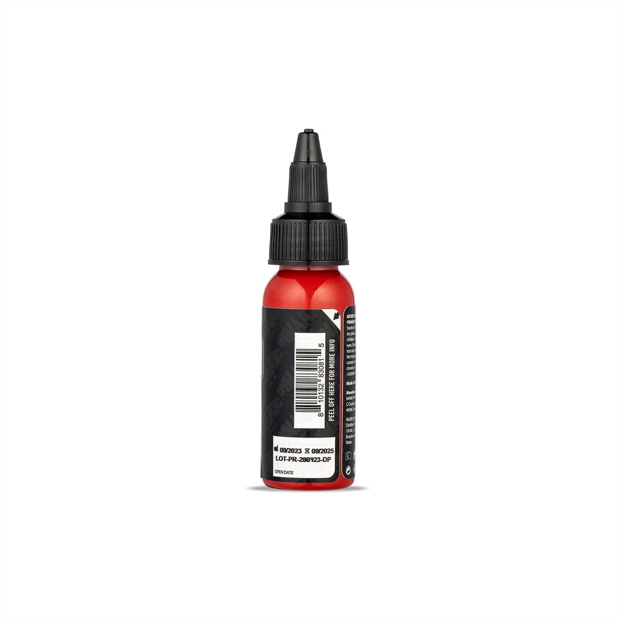 Dynamic Color Co Platinum Collection Pure Red Tattoo Ink – REACH Compliant, Premium Quality, Made in Spain (1 oz) Avelisse