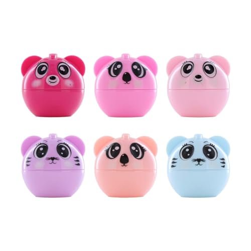 Beauty Treats Into The Wild Lip Balm, Cute Animal Shaped Lip Balm, Party Favors, Stocking Stuffers, Gifts - Pack of 6 - görsel 2