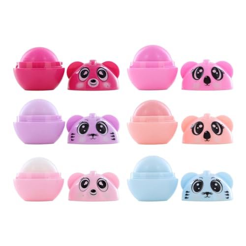 Beauty Treats Into The Wild Lip Balm, Cute Animal Shaped Lip Balm, Party Favors, Stocking Stuffers, Gifts - Pack of 6 - görsel 4