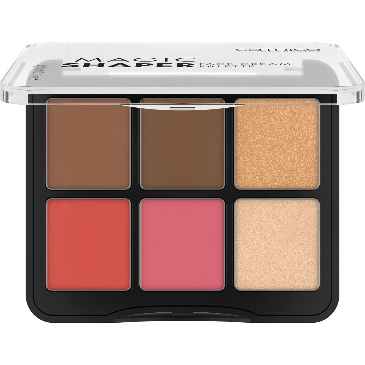 Catrice Magic Shaper Face Cream Palette - Blush, Bronzer & Highlighter - Longwearing, Blendable & Buildable - Vegan & Cruelty Free - görsel 3