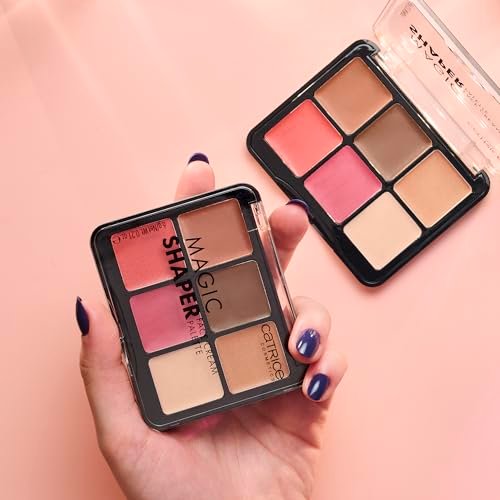 Catrice Magic Shaper Face Cream Palette - Blush, Bronzer & Highlighter - Longwearing, Blendable & Buildable - Vegan & Cruelty Free - görsel 14