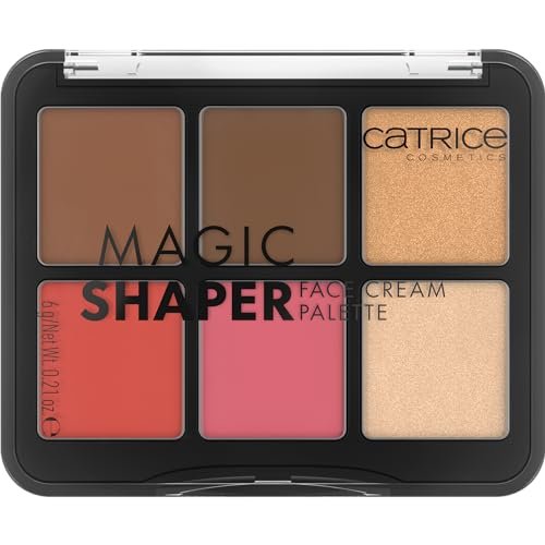 Catrice Magic Shaper Face Cream Palette - Blush, Bronzer & Highlighter - Longwearing, Blendable & Buildable - Vegan & Cruelty Free - görsel 2