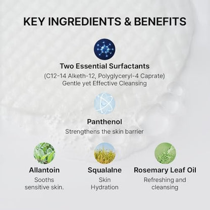 NEEDLY Mild Cleansing Pad - Makeup Remover for Sensitive Skin (60 Pads) - Triple Deep Cleansing, Barrier Care with Only Two Surfactants & Panthenol, Extra-Large Soft Vegan Pad, Korean Skincare Avelisse