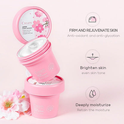 LAIKME Sakura Face Care Set for Women - 17Pcs Moisturizing Skin Care Kit with Sakura Cream, Cleanser, Serum, Toner, Eye Cream, Lip Mask, Mud Mask, Sleeping Mask - Daily Beauty Routine