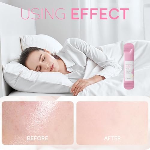 LAIKME Sakura Face Care Set for Women - 17Pcs Moisturizing Skin Care Kit with Sakura Cream, Cleanser, Serum, Toner, Eye Cream, Lip Mask, Mud Mask, Sleeping Mask - Daily Beauty Routine - görsel 16