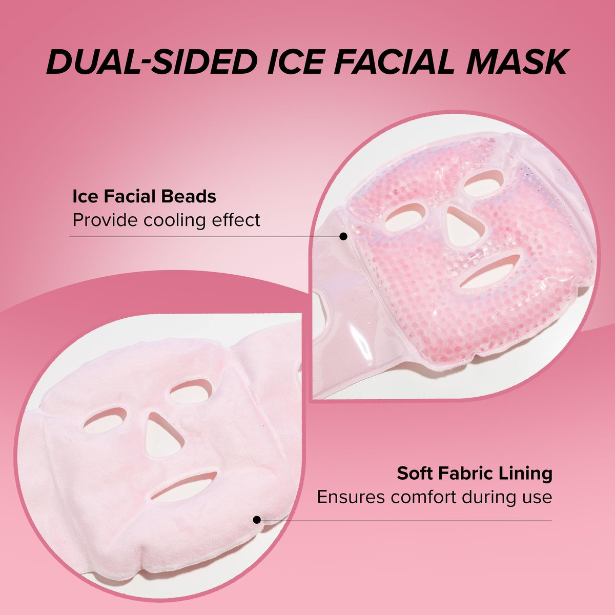 SKIN GYM CryoChill Ice Beaded Face Mask – Reusable Cooling Cryo Mask for Puffiness & Headache Relief Avelisse