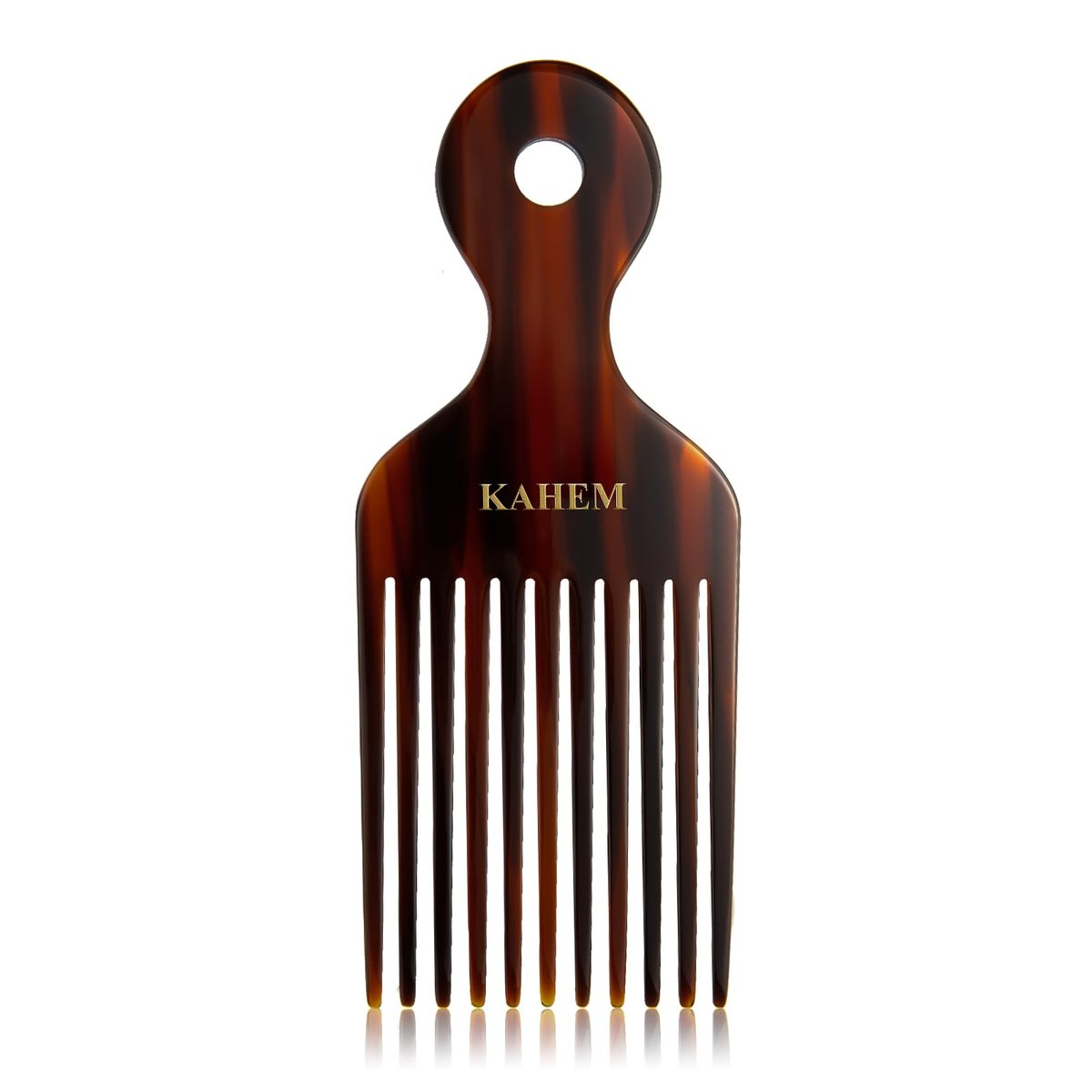 KAHEM Wide Tooth Pick Comb for Long, Thick, Curly Hair - 6.89 Inch Detangling and Lifting Comb for Women and Men's Hair Styling - görsel 1
