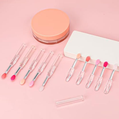 10-Piece Silicone Lip Brush Set with Caps – Reusable Lipstick Applicator & Lip Mask Tool for Precise Makeup Application