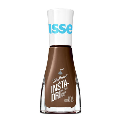 Sally Hansen Insta-Dri Nail Polish - Quick Dry, Long Lasting, Streak-Free Shine - 727 More KISSES Plz - Cocoa Brown