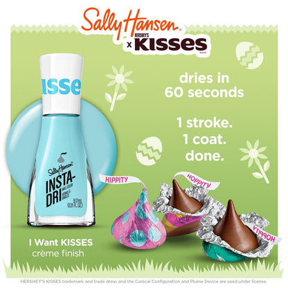 Sally Hansen Insta-Dri x Hershey's Kisses Nail Polish - I Want Kisses, 0.31 oz