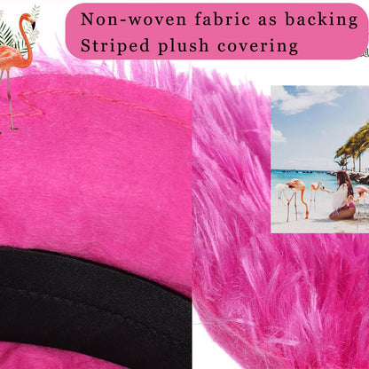 MAOTTIE Flamingo Headband for Women - Pink Valentine's Day Hair Accessory, Adjustable Plastic Cute Headwear