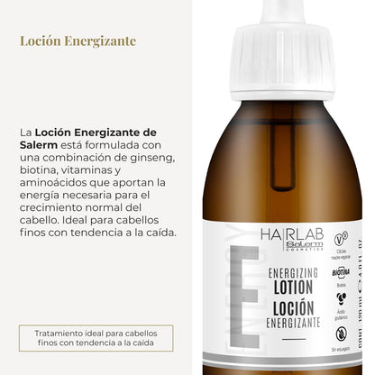Salerm Hairlab Energizing Lotion – Clinically Tested Hair Strengthener, 4.0 oz Avelisse