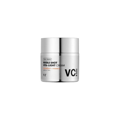 VT COSMETICS Vita-Light Cream - Vitamin C Face Moisturizer with Vitamins B & E for Glowing, Radiant Skin - 1.69 Fl Oz (50ml) - Dry, Normal, Sensitive Skin Avelisse