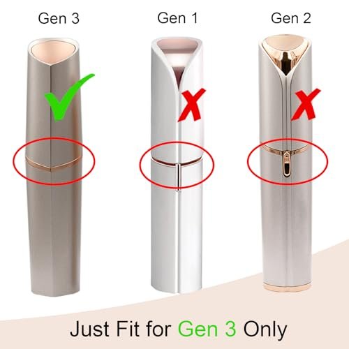 Replacement Heads for Flawless Finishing Touch Generation 3 Facial Hair Remover - New Blades for Flawless Razor Avelisse