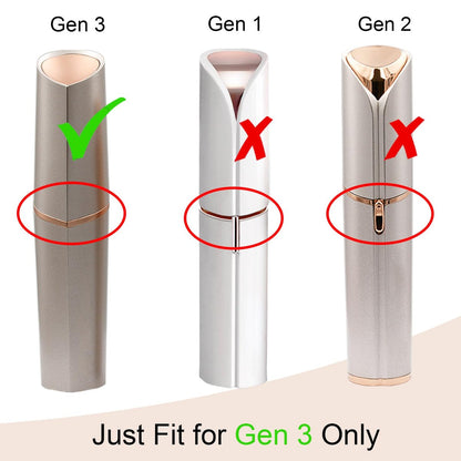 Replacement Heads for Flawless Finishing Touch Generation 3 Facial Hair Remover - New Blades for Flawless Razor Avelisse