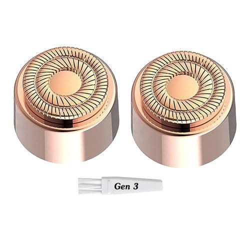 Replacement Heads for Flawless Finishing Touch Generation 3 Facial Hair Remover - New Blades for Flawless Razor Avelisse