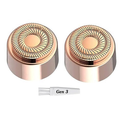Replacement Heads for Flawless Finishing Touch Generation 3 Facial Hair Remover - New Blades for Flawless Razor Avelisse