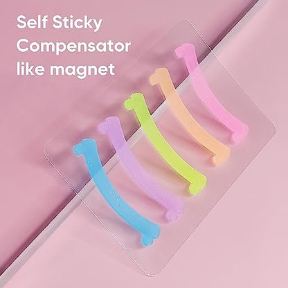PERMANIA Lash Lift Ribbon – 5 Pcs Silicone Eyelash Rods for Professional Lash Lifting at Home