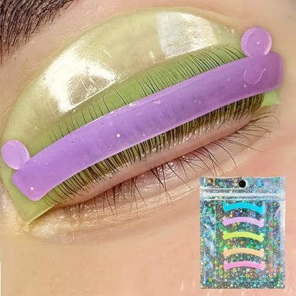 PERMANIA Lash Lift Ribbon – 5 Pcs Silicone Eyelash Rods for Professional Lash Lifting at Home