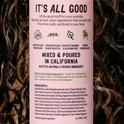 California Naturals Leave In Conditioner, Coconut Milk Hair Care Detangler, Natural, Vegan, Paraben & Sulfate Free, Smoothing, Primer & Styler for Frizzy, Dry Hair and All Hair Types, 6 fl oz