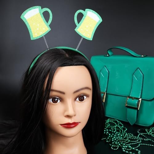 Needzo St. Patty's Beer Bopper Headband - Saint Patrick's Party Festive Hair Accessory, One Size - görsel 4