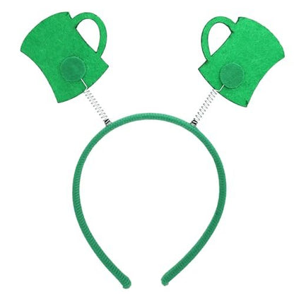 Needzo St. Patty's Beer Bopper Headband - Saint Patrick's Party Festive Hair Accessory, One Size