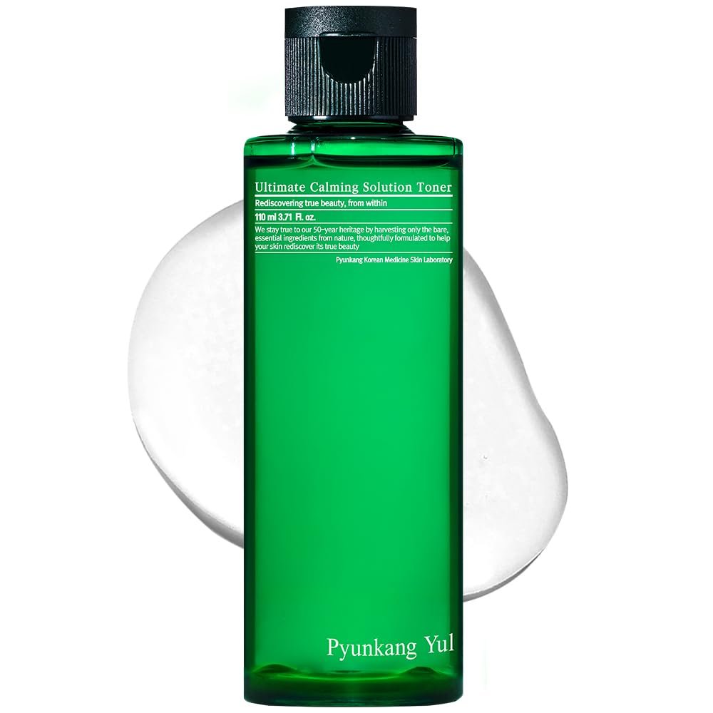 Pyunkang Yul Ultimate Calming Solution Toner – Honeysuckle Flower, Ceramides, Hyaluronic Acid, Centella Asiatica – Moisturizing & Nourishing for Sensitive, Tired Facial Skin – 3.71 fl oz - görsel 1